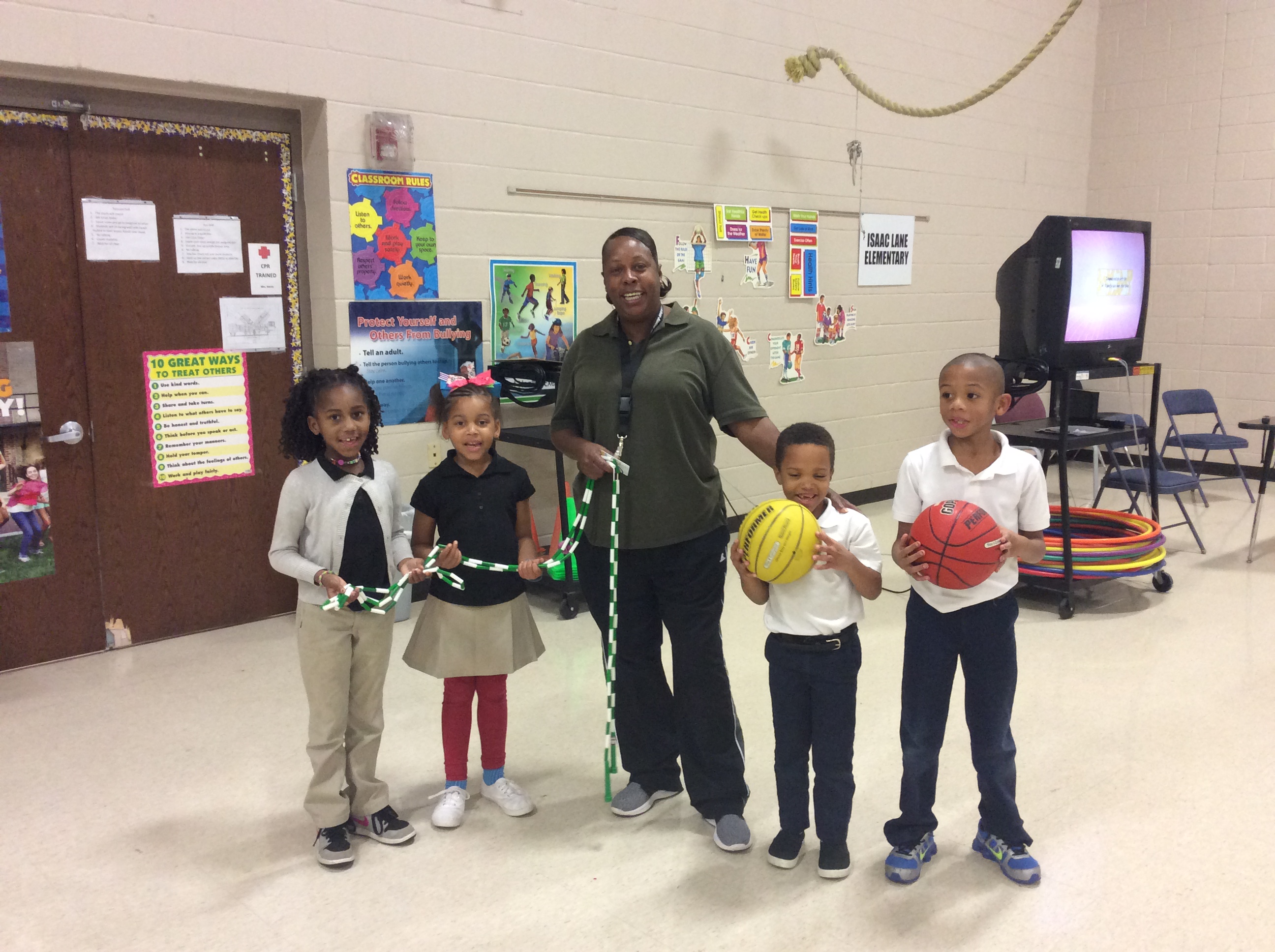 1st Grade PE class 