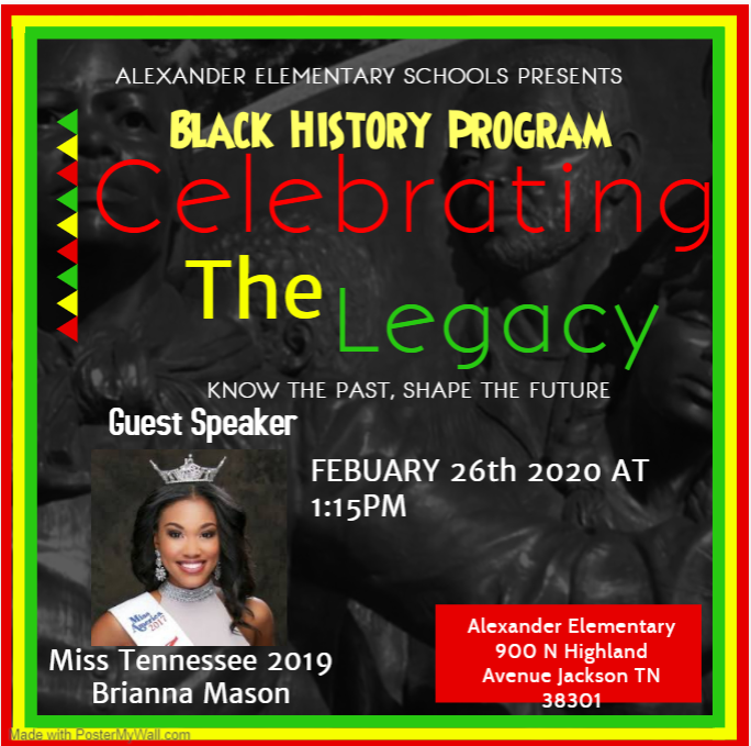  Black History Program Flyer