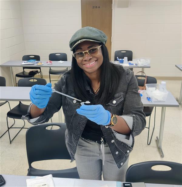 Mushroom lab at STEM conference Mushroom lab at STEM conference